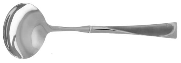 Script (Stainless) Gravy Ladle with No Spout Stainless Bowl HC