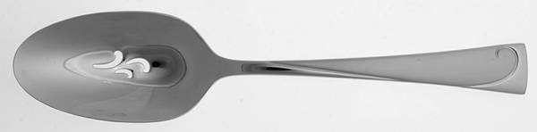 Script (Stainless) Pierced Tablespoon (Serving Spoon)