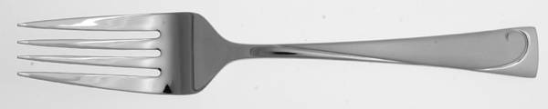 Script (Stainless) Medium Solid Cold Meat Serving Fork
