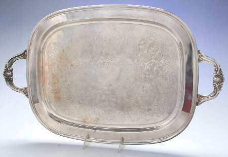 2395 (Silverplate, Hollowware) 18" Waiter Tray