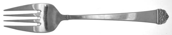 Bianco (Stainless, Glossy) Large Solid Cold Meat Serving Fork