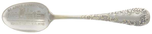 States & Cities Souvenir Spoons(Silverplate) Illinois Demitasse Spoon