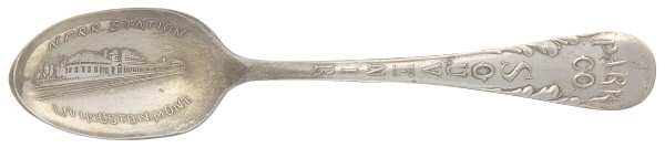 States & Cities Souvenir Spoons(Silverplate) Montana Demitasse Spoon