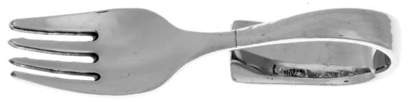 Sambre (Stainless) Baby Fork with Curved Handle HC