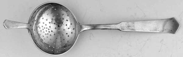 ONS10 (Sterling) Solid Individual Overcup Tea Strainer