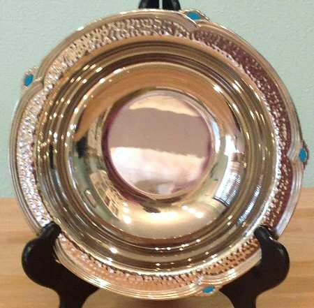 Tesoro-Turquoise (Stainless, Hollowware) 8" Round Bowl