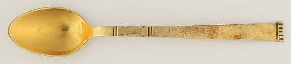 Karen (Sterling, Gold Vermeil, 1939) Demitasse Spoon