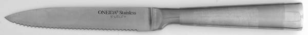 Performance Collection (Stainless) Utility Serving Knife with Stainless Blade