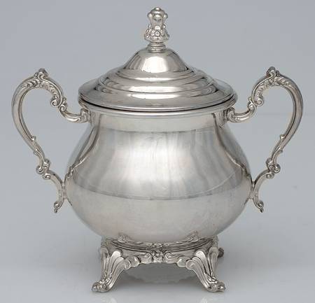 Bellfontaine (Silverplate, Hollowware) Sugar Bowl & Lid