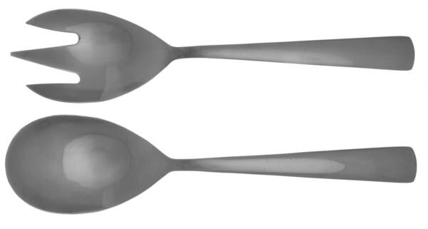 Nocha (Stainless) (2 Pc) Solid Salad Set