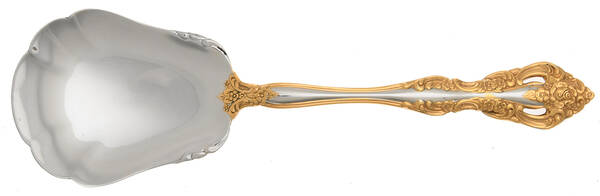 Golden Michelangelo (Stainless) Solid Shell Casserole Spoon