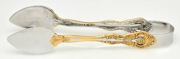 Golden Michelangelo (Stainless) Sugar Tongs Solid HC