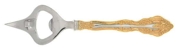 Golden Michelangelo (Stainless) Bottle/Can Opener with Stainless Bowl HC
