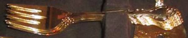 OXH139 (Gold Electroplate) Individual Salad Fork