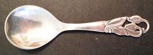 OVM5 (Silverplate) Solid Bon Bon Spoon