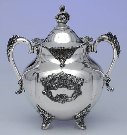 1204 (Silverplate, Hollowware) Sugar Bowl & Lid