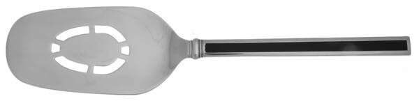 Midnight(Stainless-Bl Hdl) Pierced All Stainless Pie Server