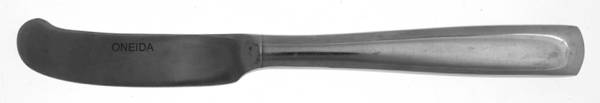 Andorra (Stainless) Solid Handle Paddle Butter Spreader