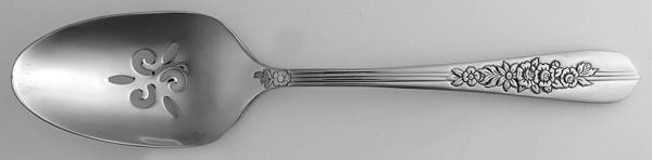 Royal Rose (Stainless) Pierced Tablespoon (Serving Spoon)