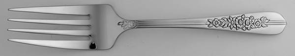 Royal Rose (Stainless) Medium Solid Cold Meat Serving Fork