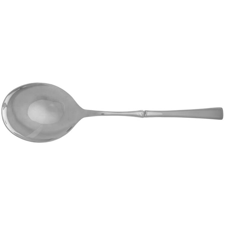 Noble (Stainless) Casserole Spoon with Smooth Stainless Bowl HC