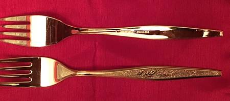 Golden Woodmere (Gold Electroplate) by Oneida Silver