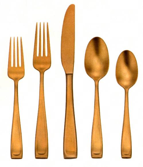 Moda Lux (Gold Electroplate) by Oneida Silver
