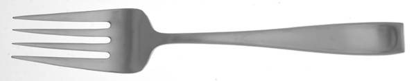 Satin Moda (Stainless) Medium Solid Cold Meat Serving Fork by Oneida Silver