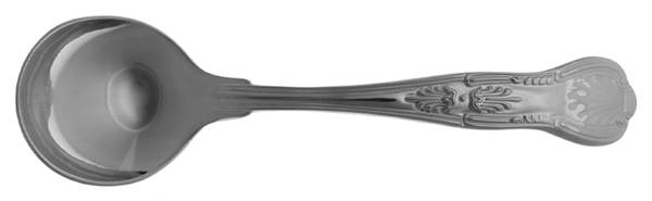 Kings (Stainless) Round Bowl Soup Spoon (Cream Soup)