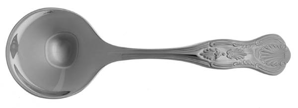 Kings (Stainless) Round Bowl Soup Spoon (Bouillon)