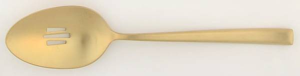 Pearce Lux (Gold Electroplate) Pierced Tablespoon (Serving Spoon)