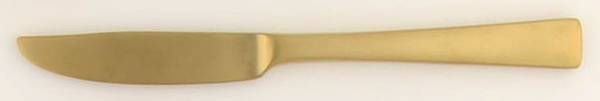 Pearce Lux (Gold Electroplate) Flat Handle Master Butter Knife