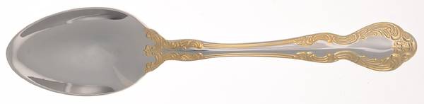 Golden Mandolina (Gold Accent) Place/Oval Soup Spoon