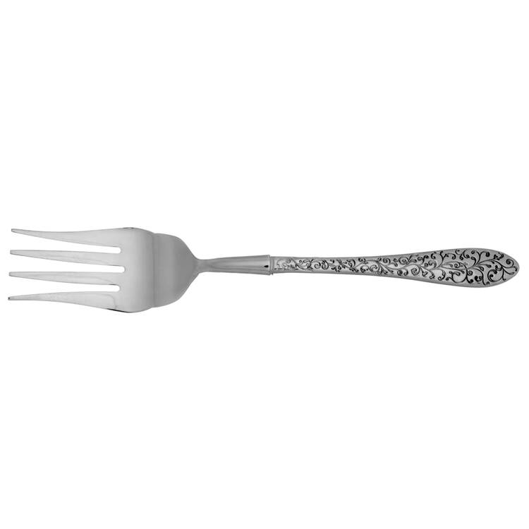 Ivy Flourish (Stainless) Cold Meat Fork Large, Stainless Tines HC
