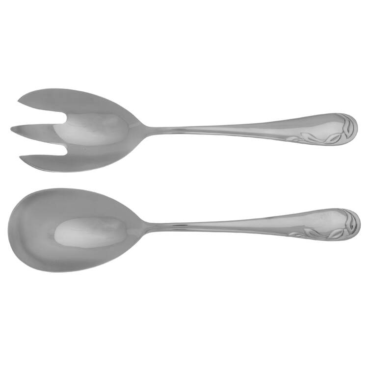 Vinca (Stainless) (2 Pc) Solid Salad Set