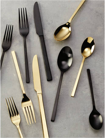 Allay Black &amp; Champagne (Stainless) by Oneida Silver