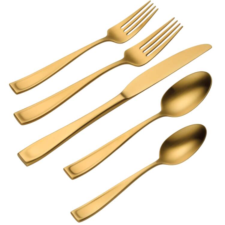 Moda Gold (Gold Electroplate) by Oneida Silver