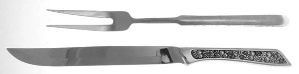 Harvest (Stainless) Large 2-Piece Roast Carving Set w/Stainless Blade
