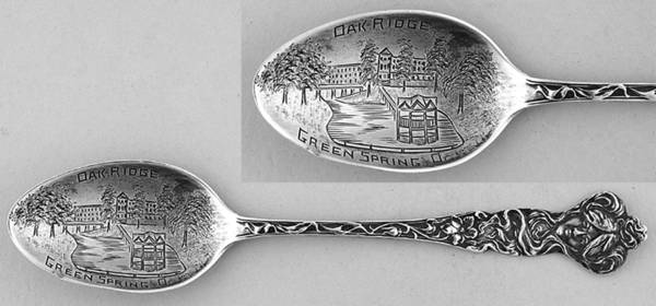 Daphne (Sterling, 1900) Souvenir Spoon (Five O'Clock)