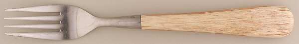 Aspen (Stainless, Honey-Light Brown Wood) Fork