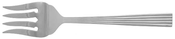 PBN1 (STAINLESS) Medium Solid Cold Meat Serving Fork
