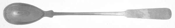 Fiddle (Sterling, 1800) Small Solid Pitcher Spoon