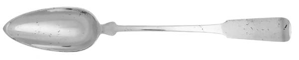 Fiddle (Sterling, 1800) Solid Platter Spoon