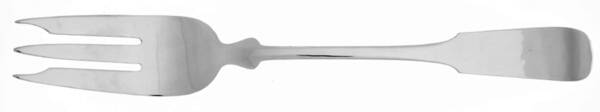 Fiddle (Sterling, 1800) Solid Chop Serving Fork