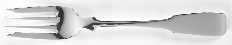 Fiddle (Sterling, 1800) Individual Salad Fork