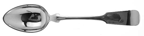 Fiddle (Sterling, 1800) Dessert/Oval Soup Spoon