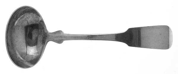 Fiddle (Sterling, 1800) Solid Gravy Ladle by Porter Blanchard