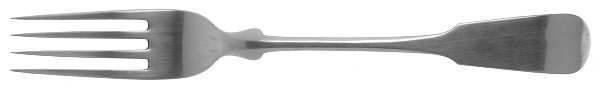 Fiddle (Sterling, 1800) Luncheon/Dessert Fork, Solid Piece