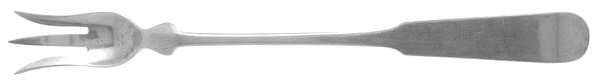 Fiddle (Sterling, 1800) Cocktail/Seafood Fork