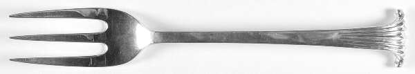 Georgian Scroll (Sterling, 1900) 3-Tine Salad Fork